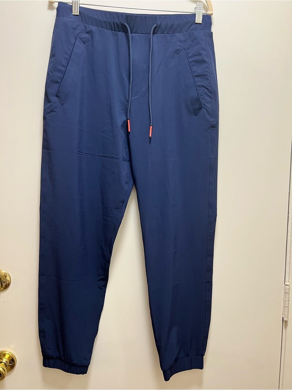 rag & bone Men's Navy Drawstring Joggers